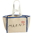 Marni, Mending Woven Faux Raffia Tote, Large, NWT