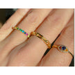 With Love Darling, Mia Link Ring, NWT, Size 8