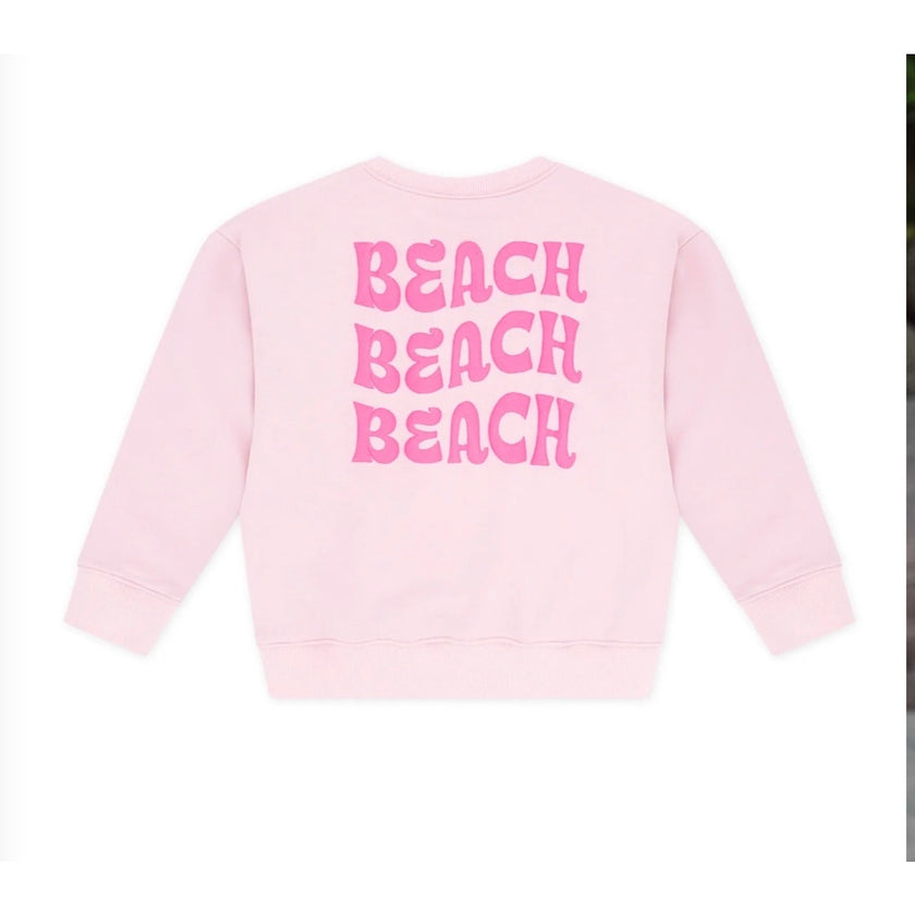 Feather 4 Arrow, Beach Sweatshirt, Pink Marshmallow