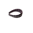 Minime Paris, Handmade Pink and Black Tweed Headband
