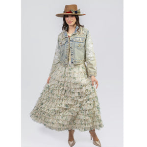 Minime Paris ETHEREAL GARDEN RUFFLE SKIRT
