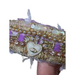 Minime Handmade Tweed Headband 3 Rows Light Purple