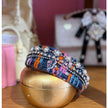 Minime Paris, Handmade Multiple Color 3 Row Headband