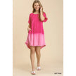 Umgee Pink T-Shirt Dress