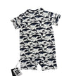 Sweet Bamboo, Whale Romper, NWT, 0-3 Months