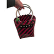Marni Market, Taha Bag, Black and Burgundy