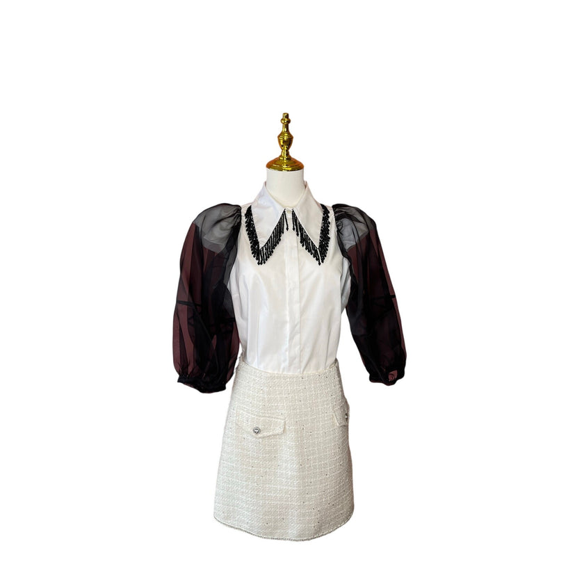 Dahlo Balloon Sleeveless Shirt NWT IT44