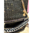 Minime Paris Black/White/Gold Tweed Med Sac
