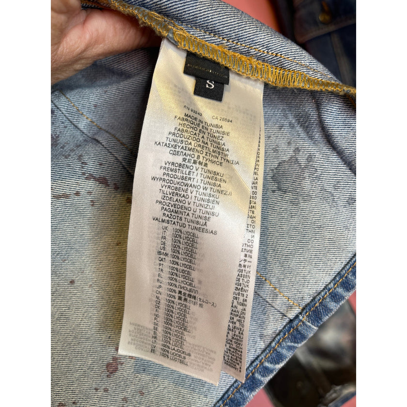 Diesel De-Smily-FSD Cropped Denim Jacket NWT Small