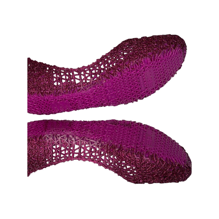 Mini Melissa Campana Glitter Jelly Shoes - Size 2 New W/ defect in Box