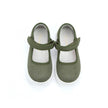 L’AMOUR Jenna Canvas Mary Jane, Moss
