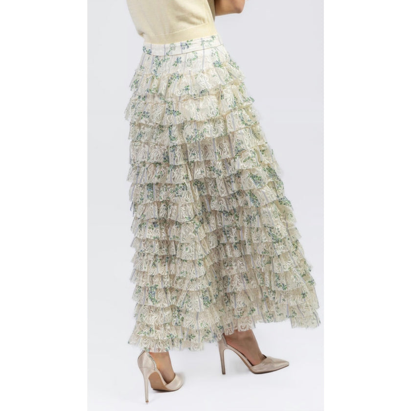 Minime Paris one-of-a-kind ethereal garden ruffle skirt, photo 4 of 4