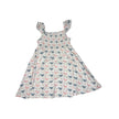 Sweet Bamboo, Pink Farm Hens Smocked Vintage Dress, NWT, 4yrs