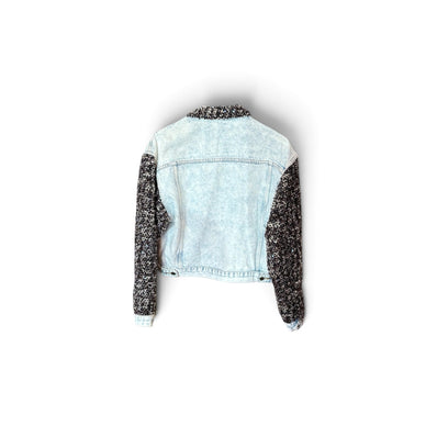 Minime Paris, Tweed and Denim Jacket, Medium