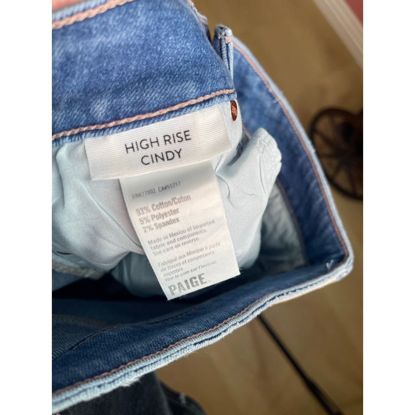 PAIGE Cindy High Rise Straight Jeans – Size 31 – NWT