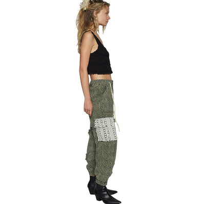 POL Leopard Cargo Pants