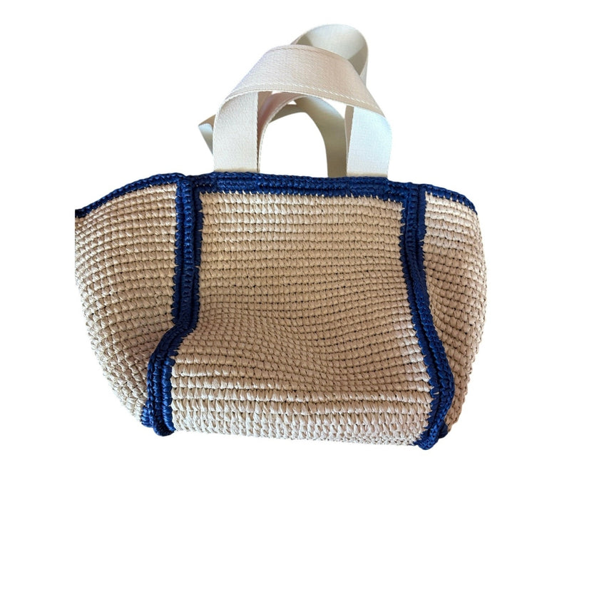 Marni, Mending Woven Faux Raffia Tote, Small