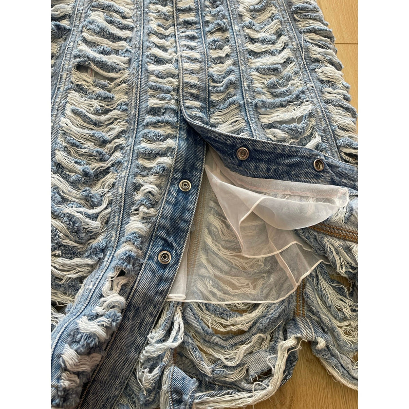 Diesel De-Ghil-FSC Denim MIdi Skirt, NWT Size: 25