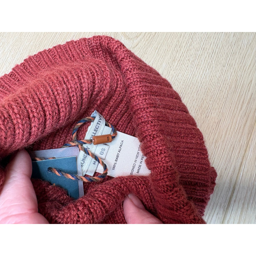The Sunday Collective Alpaca Pom Pom Kids Beanie