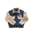 Minime Paris, Denim and Pink Tweed Jacket NWOT Med