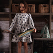 Antebies, Butterfly Pattern Long Sleeve Nightgown