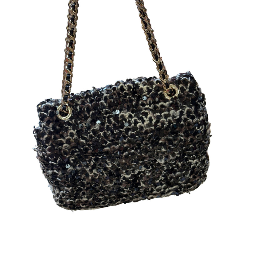 Minime Paris Sequin Tweed XS Sac