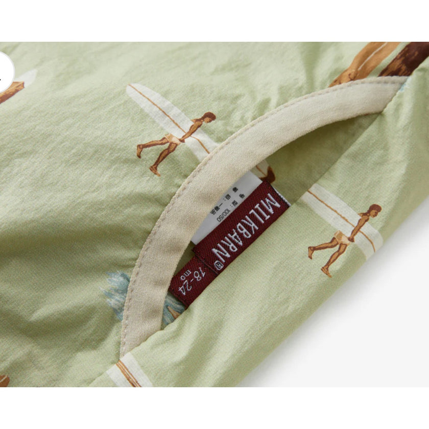 MILKBARN 2/3T Summer Surf Hooded Sun Shield Windbreaker Jacket NWT