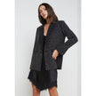 L'AGENCE Jericho Rhinestone Blazer NWT Size:0