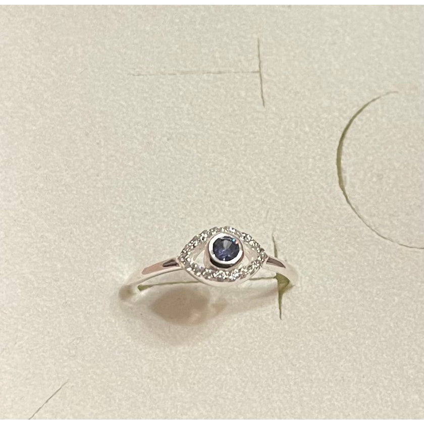 With Love Darling, Sparkle Eye Ring, Sterling Silver, NWT, Multiple Sizes