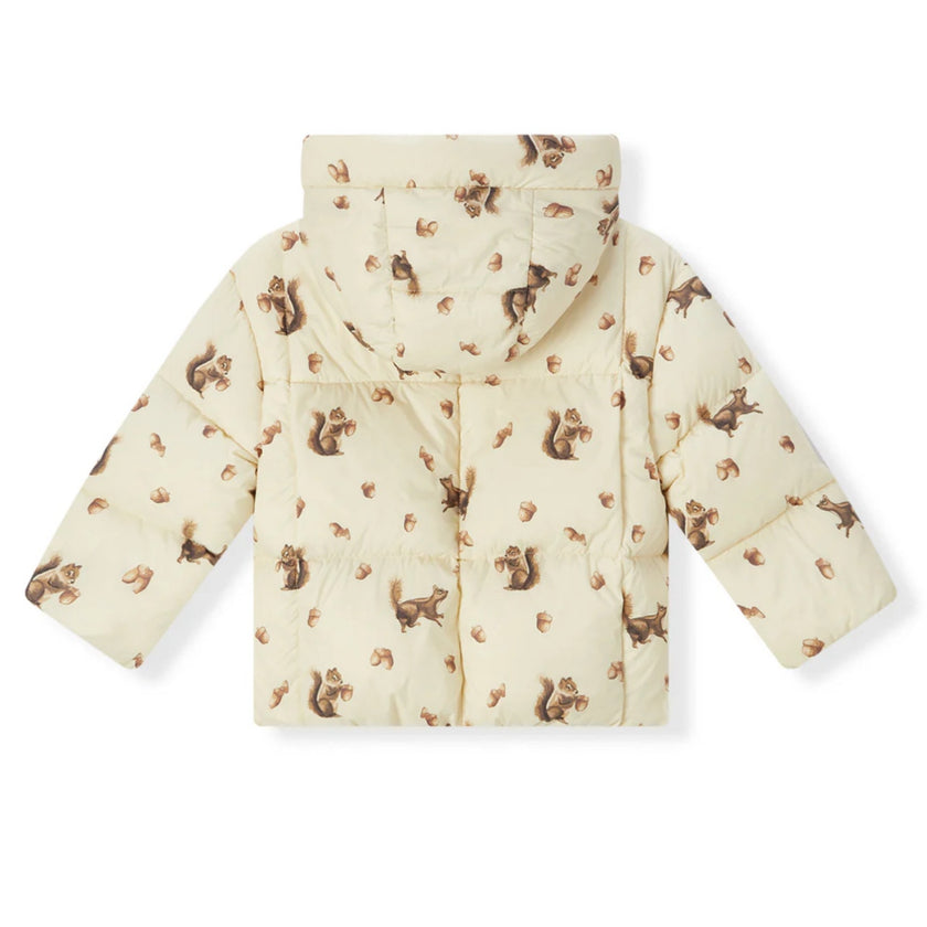 MILKBARN 12-18 months Chipmunk Puffy Down Jacket NWT