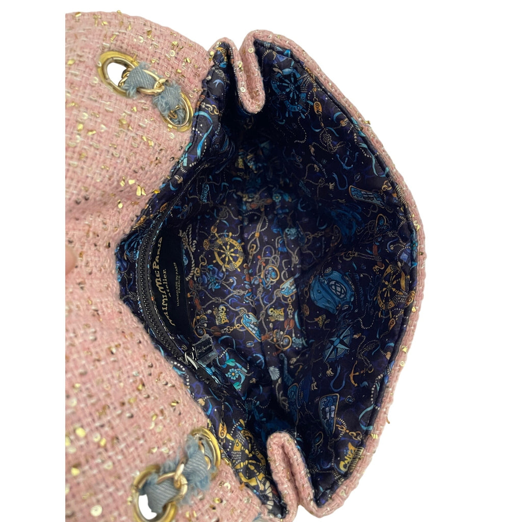 "Étoile de Minime" Upcycled Couture Tweed Bag