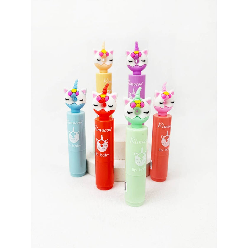Cute Unicorn Stick Lip Balm: MIX COLOR