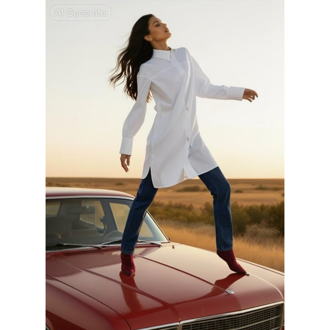 Jill Sander Heavy Organic Cotton Poplin Dress, NWT, Size: 40