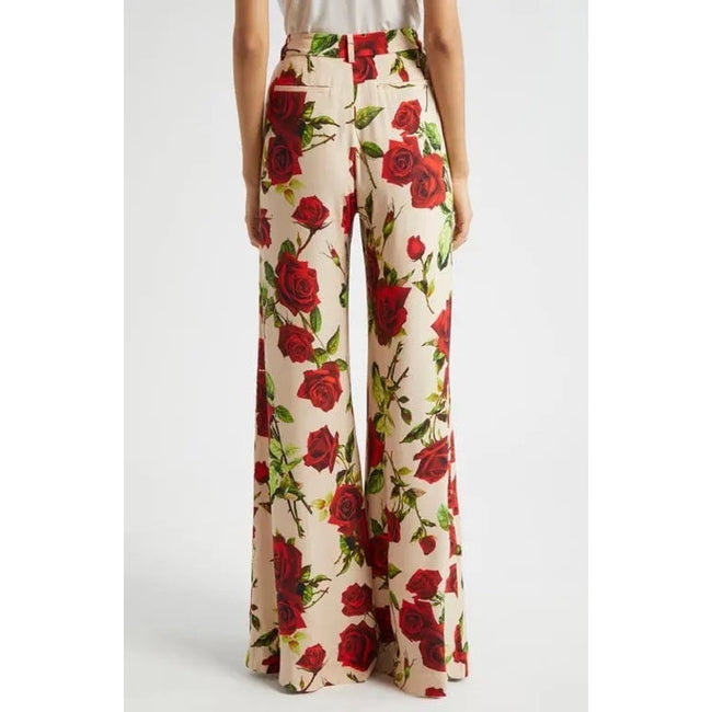 L'AGENCE Pilar Floral Wide Leg Pant, NWT, Size 2