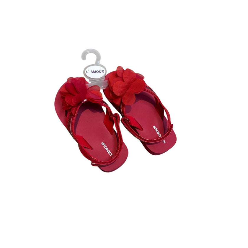 L'Amour Flower Sandals, NWT, Multiple Sizes Available