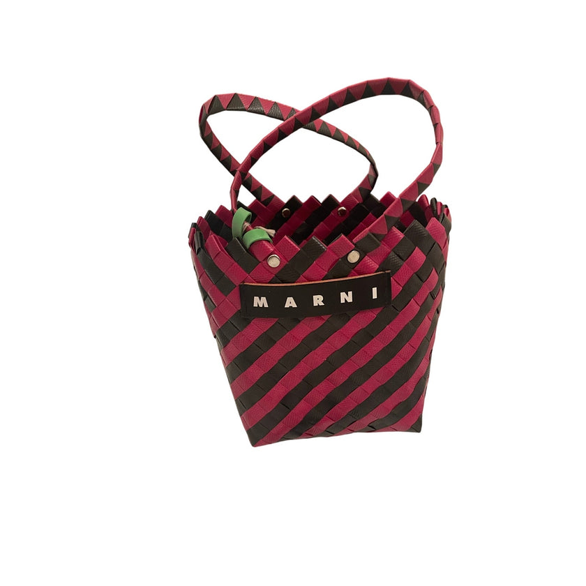 Marni Market, Taha Bag with Woven Handle