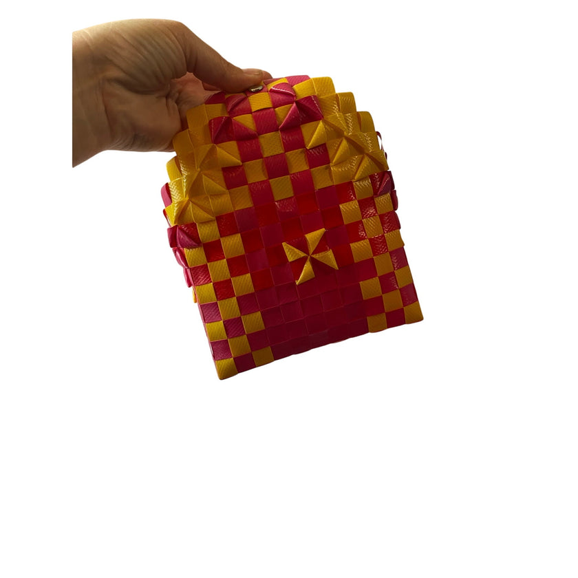 Marni Kids Two Tone Woven Tote Bag NWT