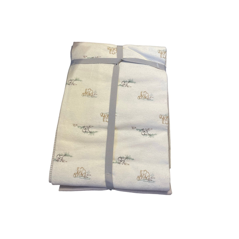 Carter’s 4 Pack Receiving Blankets NWT Cream/Grey