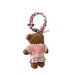 Minime Paris Pink Teddy Keychain/Bagcharm NWOT