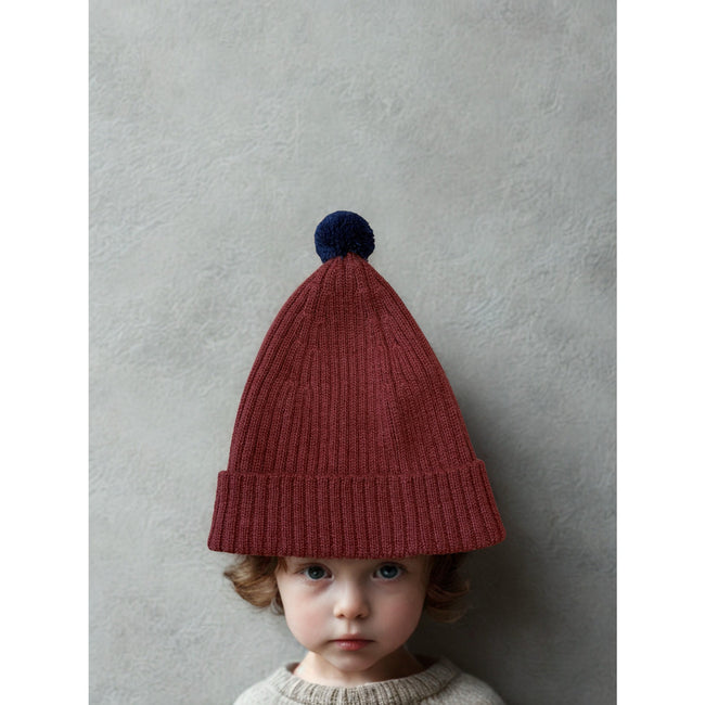 The Sunday Collective Alpaca Pom Pom Kids Beanie