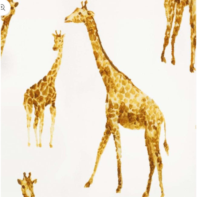 MILKBARN Kids Bamboo Knotted Hat Orange Giraffe 6-12 Months NWT