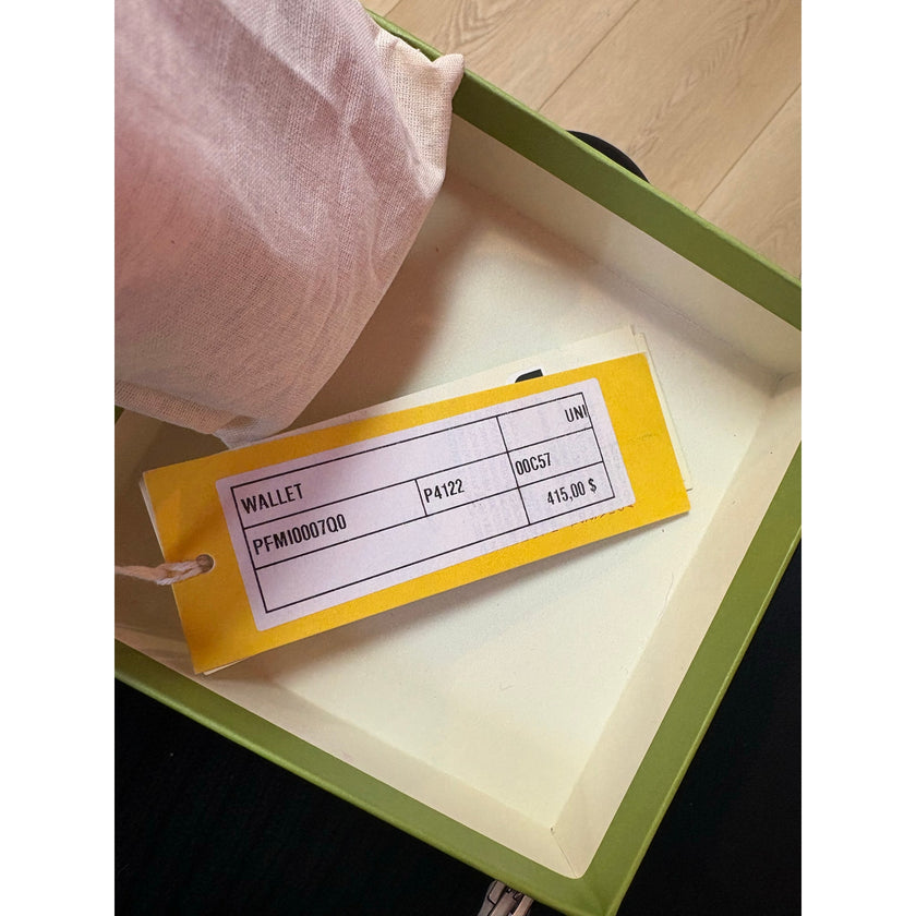 Marni Logo Strap Brushed Effect Wallet NWT