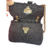 Minime Paris XS Soft Structured Bag, Black Tweed, NWT