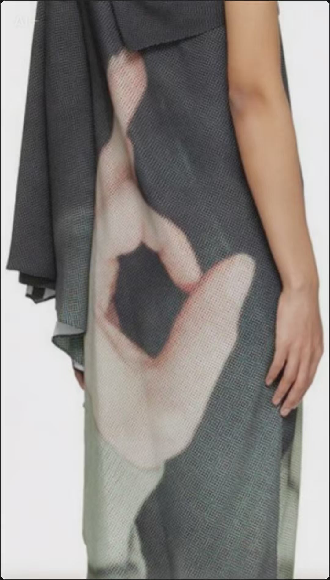 Maison Margiela MM6 Asymmetric Graphic Dress – NWT – Size 42 (US M/L)
